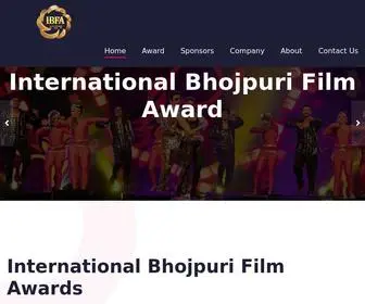 Ibfa.in(International Bhojpuri Film Award 2019) Screenshot