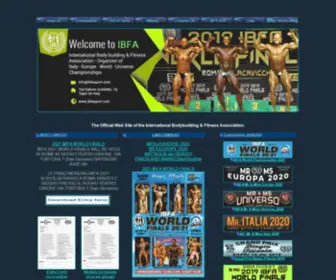 Ibfasport.com(The future of Bodybuilding) Screenshot