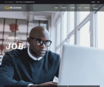Ibginstitute.com(World-class Tech Training Education and Bootcamps) Screenshot