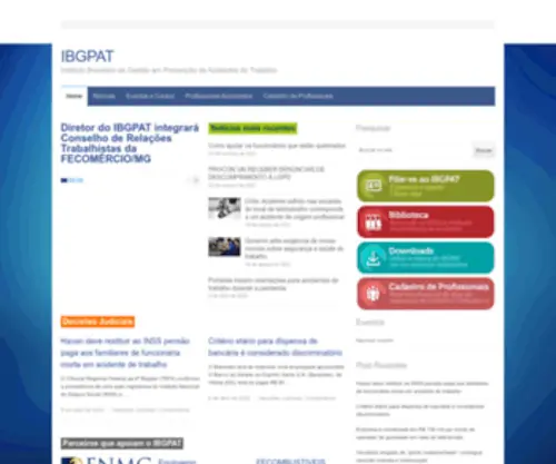 Ibgpat.org.br(Instituto) Screenshot