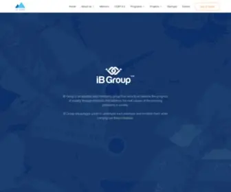 Ibgroup.io(About us) Screenshot