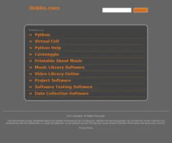 Ibiblio.com(Ibiblio) Screenshot