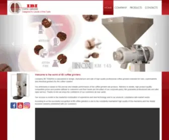 Ibicoffeegrinders.com(IBI coffee grinders) Screenshot