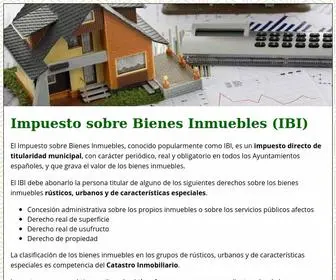 Ibi.com.es(IBI Impuesto sobre Bienes Inmuebles) Screenshot