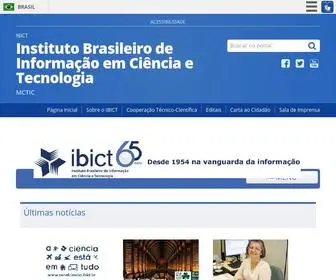 Ibict.br(Instituto Brasileiro de Informação em Ciência e Tecnologia) Screenshot