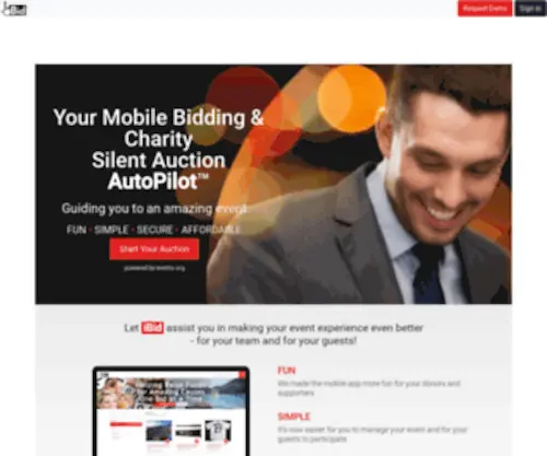 Ibid.co(Mobile Bidding and Charity Auctions) Screenshot
