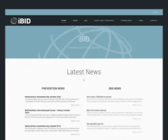 Ibidb.org(International Burn Injury Database) Screenshot