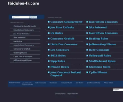 Ibidules-FR.com(Réseau) Screenshot
