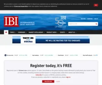 Ibinews.com(International Boat Industry) Screenshot