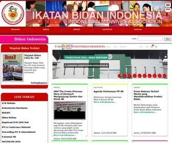 Ibi.or.id(Ikatan Bidan Indonesia) Screenshot