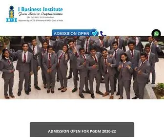 Ibi.org.in(I Business Institute) Screenshot