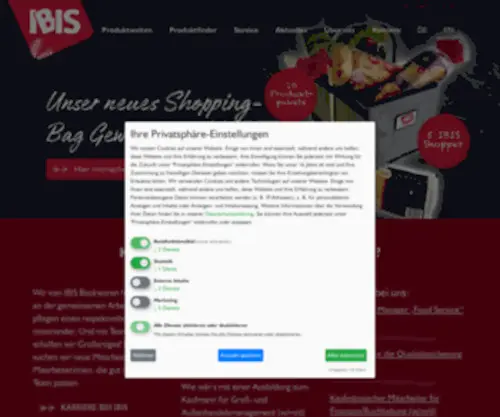 Ibis-Backwaren.de(IBIS Backwaren ✓ Endecker) Screenshot