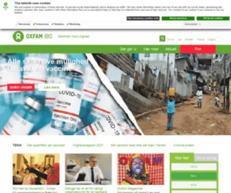 Ibis.dk(Oxfam IBIS) Screenshot