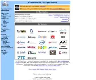 Ibis.org(IBIS Open Forum) Screenshot