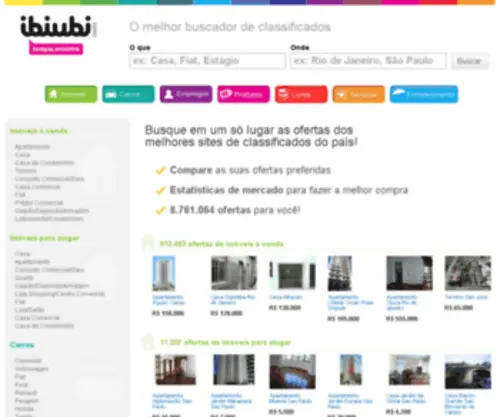 Ibiubi.com.br(Buscador de anúncios classificados) Screenshot