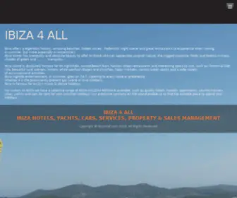Ibiza4ALL.com(IBIZA HOTELS) Screenshot