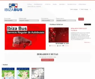 Ibizabus.com(Ibiza Bus) Screenshot
