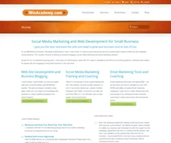 Ibizacademy.com(Social Media Marketing and Web Development) Screenshot