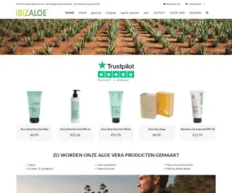 Ibizaloe.nl(Ontdek de kracht van 100% natuurlijke Aloe Vera) Screenshot