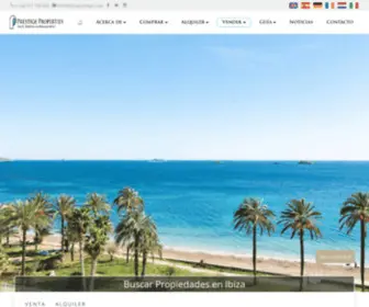 Ibizaprestige.es(Ibiza Prestige Properties) Screenshot