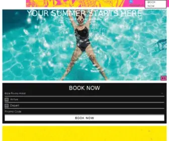 Ibizarocks.com(Ibiza Rocks) Screenshot