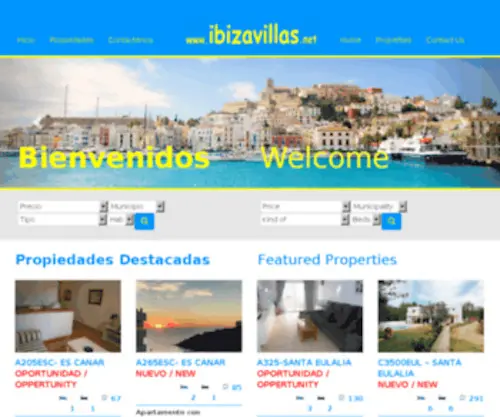 Ibizavillas.net(Inmobiliaria) Screenshot