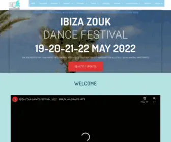 Ibizazoukdancefestival.com(COME AND ENJOY THE START OF THE SUMMER) Screenshot