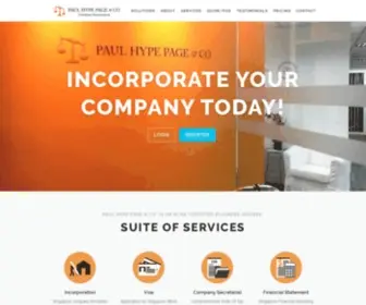 IbizFile.com(Company incorporation and business compliance) Screenshot