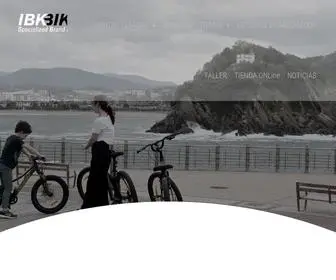 Ibkbikerental.com(San Sebastián) Screenshot