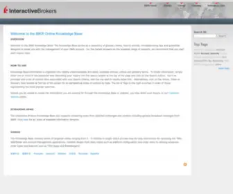 IBKR.info(IB Knowledge Base) Screenshot