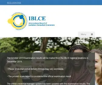 Iblce.org(International Board of Lactation Consultant Examiners) Screenshot