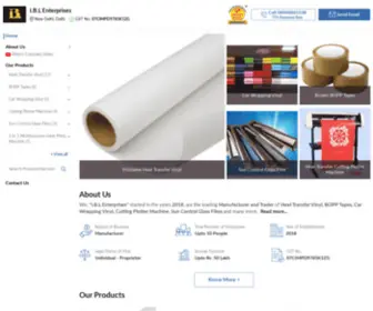 Iblenterprises.com(I.B.L Enterprises) Screenshot