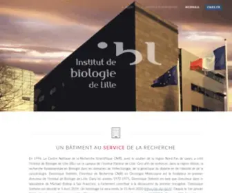 IBL.fr(Institut de biologie de Lille) Screenshot