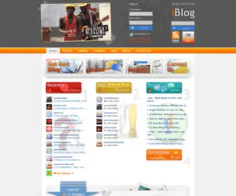 Iblog.co.za(Create a free blog) Screenshot