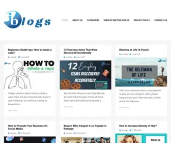 Iblogs.net(The Hub of Information) Screenshot