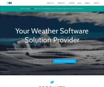 Iblsoft.com(Your weather software solution provider) Screenshot