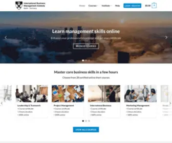 IBM-Institute.com(Online institute and elearning platform) Screenshot