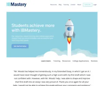Ibmastery.com(International Baccalaureate Support) Screenshot