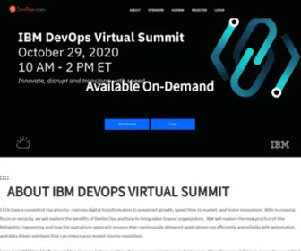 Ibmdevopsvirtual.com(IBM DevOps Virtual Summit) Screenshot