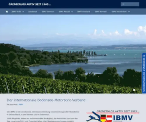 IBMV.com(Der internationale Bodensee) Screenshot