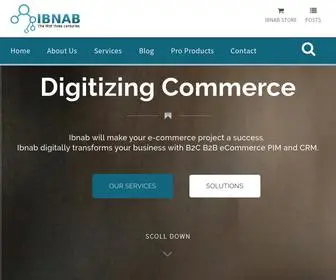 Ibnab.com(Ibnab Full Service OroCommerce Magento eCommerce Agency) Screenshot