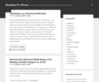 Ibnjuferi.net(Blogging For Money) Screenshot