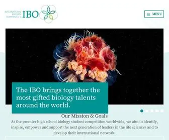 Ibo-Info.org(International Biology Olympiad) Screenshot
