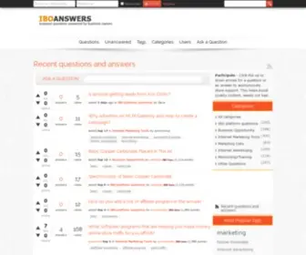 Iboanswers.com(Iboanswers) Screenshot