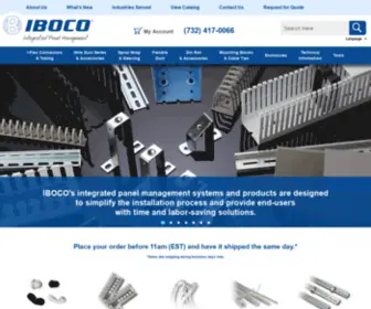 Iboco.com(Wiring Duct) Screenshot