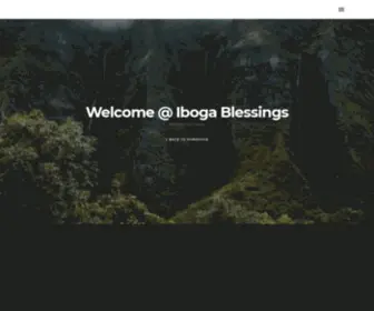 Ibogablessings.com(Iboga Blessings) Screenshot