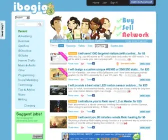 Ibogigs.com(Buy Sell Network) Screenshot