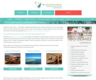 Iboisland.com(Quirimbas, Mozambique Island Destination) Screenshot