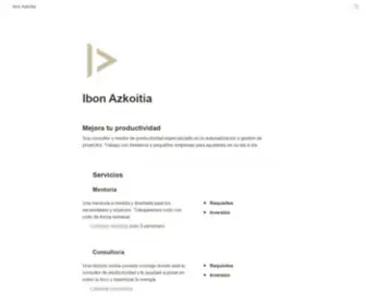 Ibonazkoitia.com(Consultora de PROductividad) Screenshot