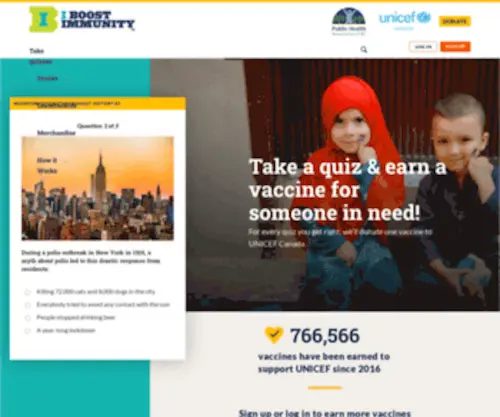 Iboostimmunity.ca(Influenza vs) Screenshot